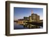 Germany, Hesse, Frankfurt on the Main, View at the Office Buildings in the Westhafen at Dusk-Bernd Wittelsbach-Framed Photographic Print