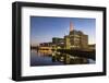 Germany, Hesse, Frankfurt on the Main, View at the Office Buildings in the Westhafen at Dusk-Bernd Wittelsbach-Framed Photographic Print