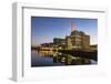 Germany, Hesse, Frankfurt on the Main, View at the Office Buildings in the Westhafen at Dusk-Bernd Wittelsbach-Framed Photographic Print