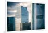 Germany, Hesse, Frankfurt on the Main, Windows of High-Rise Office Blocks-Bernd Wittelsbach-Framed Photographic Print