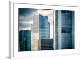 Germany, Hesse, Frankfurt on the Main, Windows of High-Rise Office Blocks-Bernd Wittelsbach-Framed Photographic Print
