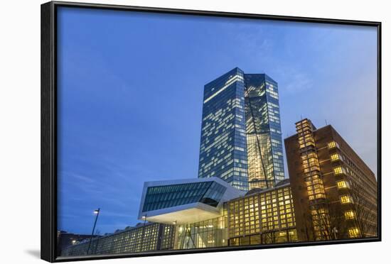 Germany, Hesse, New Building of the European Central Bank in the Frankfurt Ostend-Bernd Wittelsbach-Framed Photographic Print