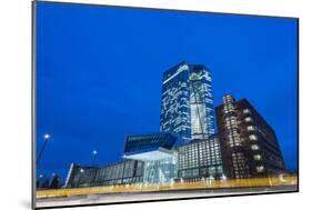 Germany, Hesse, New Building of the European Central Bank in the Frankfurt Ostend-Bernd Wittelsbach-Mounted Photographic Print