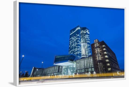 Germany, Hesse, New Building of the European Central Bank in the Frankfurt Ostend-Bernd Wittelsbach-Framed Photographic Print