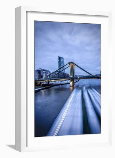 Germany, Hesse, New Building of the European Central Bank-Bernd Wittelsbach-Framed Photographic Print