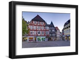 Germany, Hesse, Odenwald (Region), Bergstra§e (Region), Bensheim, Marketplace-Udo Siebig-Framed Photographic Print