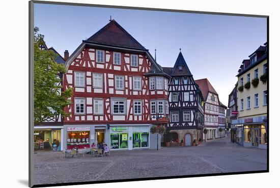 Germany, Hesse, Odenwald (Region), Bergstra§e (Region), Bensheim, Marketplace-Udo Siebig-Mounted Photographic Print