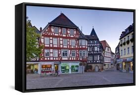 Germany, Hesse, Odenwald (Region), Bergstra§e (Region), Bensheim, Marketplace-Udo Siebig-Framed Stretched Canvas