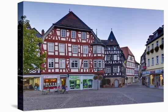 Germany, Hesse, Odenwald (Region), Bergstra§e (Region), Bensheim, Marketplace-Udo Siebig-Stretched Canvas