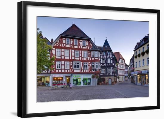 Germany, Hesse, Odenwald (Region), Bergstra§e (Region), Bensheim, Marketplace-Udo Siebig-Framed Photographic Print