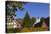 Germany, Hesse, Odenwald (Region), Bergstra§e (Region), Zwingenberg, Old Town, Mountain Church-Udo Siebig-Stretched Canvas