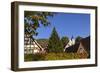 Germany, Hesse, Odenwald (Region), Bergstra§e (Region), Zwingenberg, Old Town, Mountain Church-Udo Siebig-Framed Photographic Print