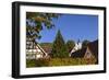 Germany, Hesse, Odenwald (Region), Bergstra§e (Region), Zwingenberg, Old Town, Mountain Church-Udo Siebig-Framed Photographic Print