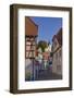 Germany, Hesse, Odenwald (Region), Bergstra§e (Region), Zwingenberg Town Roads with Bergkirche-Udo Siebig-Framed Photographic Print