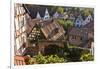 Germany, Hesse, Odenwald (Region), Bergstra§e (Region), Zwingenberg View, Old Town, Market Square-Udo Siebig-Framed Photographic Print