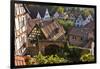 Germany, Hesse, Odenwald (Region), Bergstra§e (Region), Zwingenberg View, Old Town, Market Square-Udo Siebig-Framed Photographic Print