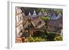 Germany, Hesse, Odenwald (Region), Bergstra§e (Region), Zwingenberg View, Old Town, Market Square-Udo Siebig-Framed Photographic Print