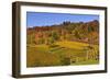 Germany, Hesse, Odenwald (Region), Bergstrasse (Region), Heppenheim (Town), Vineyards, Autumn Mood-Udo Siebig-Framed Photographic Print