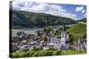 Germany, Hesse, Rheingau (Region), RŸdesheim Am Rhein (Town), District Assmannshausen-Udo Siebig-Stretched Canvas