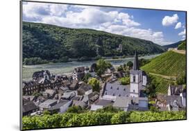 Germany, Hesse, Rheingau (Region), RŸdesheim Am Rhein (Town), District Assmannshausen-Udo Siebig-Mounted Photographic Print