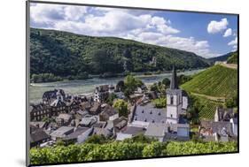 Germany, Hesse, Rheingau (Region), RŸdesheim Am Rhein (Town), District Assmannshausen-Udo Siebig-Mounted Photographic Print