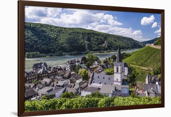 Germany, Hesse, Rheingau (Region), RŸdesheim Am Rhein (Town), District Assmannshausen-Udo Siebig-Framed Photographic Print