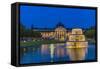 Germany, Hesse, Rheingau Region, Wiesbaden, Health Resort-Udo Siebig-Framed Stretched Canvas