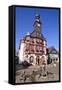 Germany, Hessen, Bergstra§e (Region) Lorsch, Town Hall, Front View-Udo Siebig-Framed Stretched Canvas