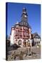 Germany, Hessen, Bergstra§e (Region) Lorsch, Town Hall, Front View-Udo Siebig-Stretched Canvas
