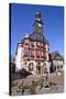 Germany, Hessen, Bergstra§e (Region) Lorsch, Town Hall, Front View-Udo Siebig-Stretched Canvas