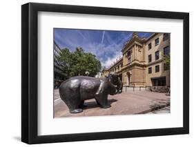 Germany, Hessen, Bšrsenplatz-Udo Siebig-Framed Photographic Print