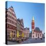 Germany, Hessen, Frankfurt Am Main, Altstadt (Old Town), Romerberg-Alan Copson-Stretched Canvas