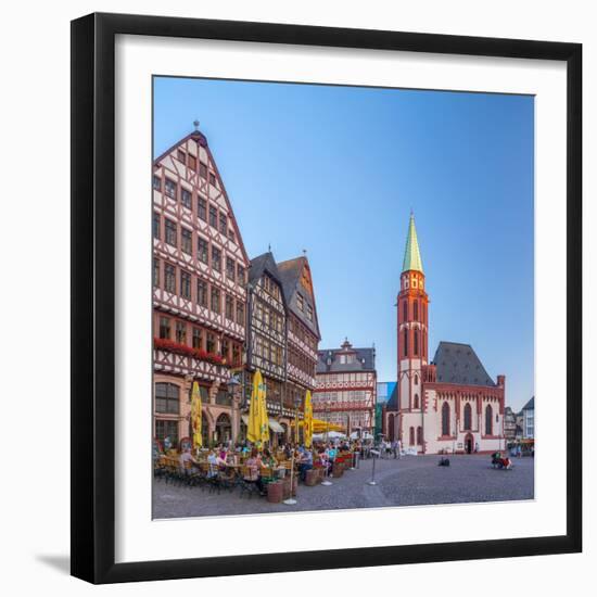 Germany, Hessen, Frankfurt Am Main, Altstadt (Old Town), Romerberg-Alan Copson-Framed Photographic Print