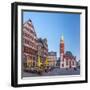 Germany, Hessen, Frankfurt Am Main, Altstadt (Old Town), Romerberg-Alan Copson-Framed Photographic Print