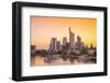 Germany, Hessen, Frankfurt Am Main, City Skyline across River Main-Alan Copson-Framed Photographic Print