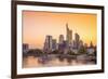 Germany, Hessen, Frankfurt Am Main, City Skyline across River Main-Alan Copson-Framed Photographic Print