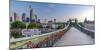 Germany, Hessen, Frankfurt Am Main, City Skyline across River Main-Alan Copson-Mounted Photographic Print