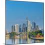 Germany, Hessen, Frankfurt Am Main, River Main, City Skyline-Alan Copson-Mounted Photographic Print