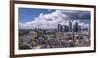 Germany, Hessen, Frankfurt on the Main, Panoramic View from the Cathedral on the Main, Ršmerberg-Udo Siebig-Framed Photographic Print