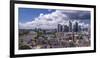 Germany, Hessen, Frankfurt on the Main, Panoramic View from the Cathedral on the Main, Ršmerberg-Udo Siebig-Framed Photographic Print