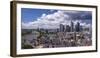 Germany, Hessen, Frankfurt on the Main, Panoramic View from the Cathedral on the Main, Ršmerberg-Udo Siebig-Framed Photographic Print