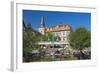 Germany, Hessen, Northern Hessen, Bad Zwesten, Old Town, City Hall, Restaurant-Chris Seba-Framed Photographic Print
