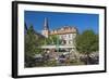 Germany, Hessen, Northern Hessen, Bad Zwesten, Old Town, City Hall, Restaurant-Chris Seba-Framed Photographic Print