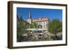 Germany, Hessen, Northern Hessen, Bad Zwesten, Old Town, City Hall, Restaurant-Chris Seba-Framed Photographic Print