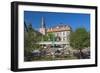 Germany, Hessen, Northern Hessen, Bad Zwesten, Old Town, City Hall, Restaurant-Chris Seba-Framed Photographic Print