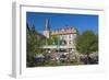 Germany, Hessen, Northern Hessen, Bad Zwesten, Old Town, City Hall, Restaurant-Chris Seba-Framed Photographic Print