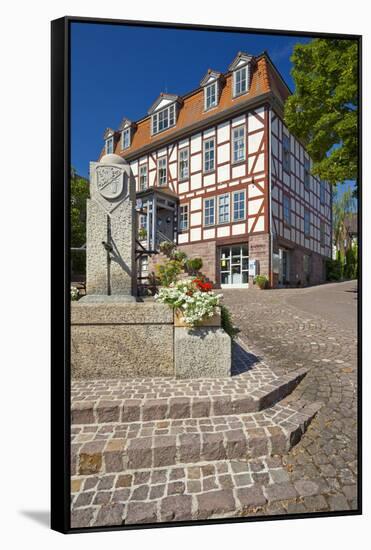 Germany, Hessen, Northern Hessen, Bad Zwesten, Old Town-Chris Seba-Framed Stretched Canvas