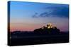 Germany, Hessen, Northern Hessen, Felsberg, Felsburg, 11. Cent., Dusk-Chris Seba-Stretched Canvas