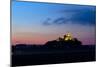 Germany, Hessen, Northern Hessen, Felsberg, Felsburg, 11. Cent., Dusk-Chris Seba-Mounted Photographic Print