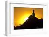 Germany, Hessen, Northern Hessen, Felsberg, Felsburg, 11. Cent., Evening Sun-Chris Seba-Framed Photographic Print